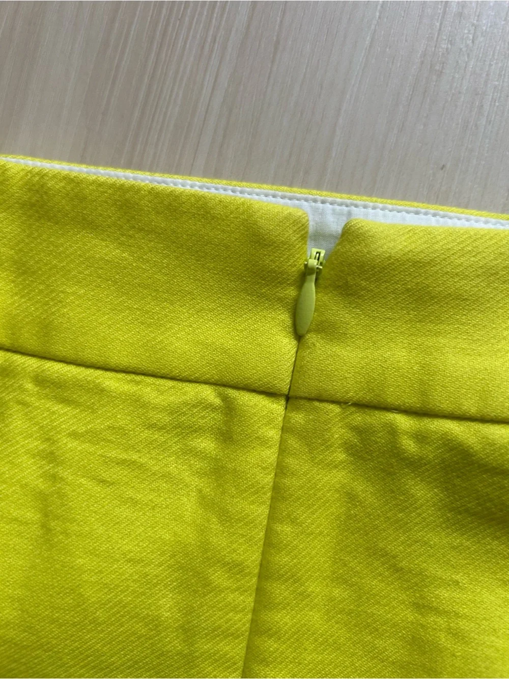 J. Crew Neon Yellow Pencil Skirt
